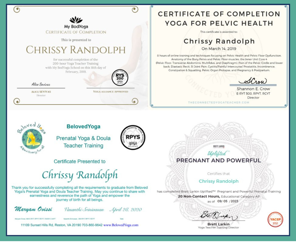 Specialized prenatal yoga training — understanding pregnancy physiology